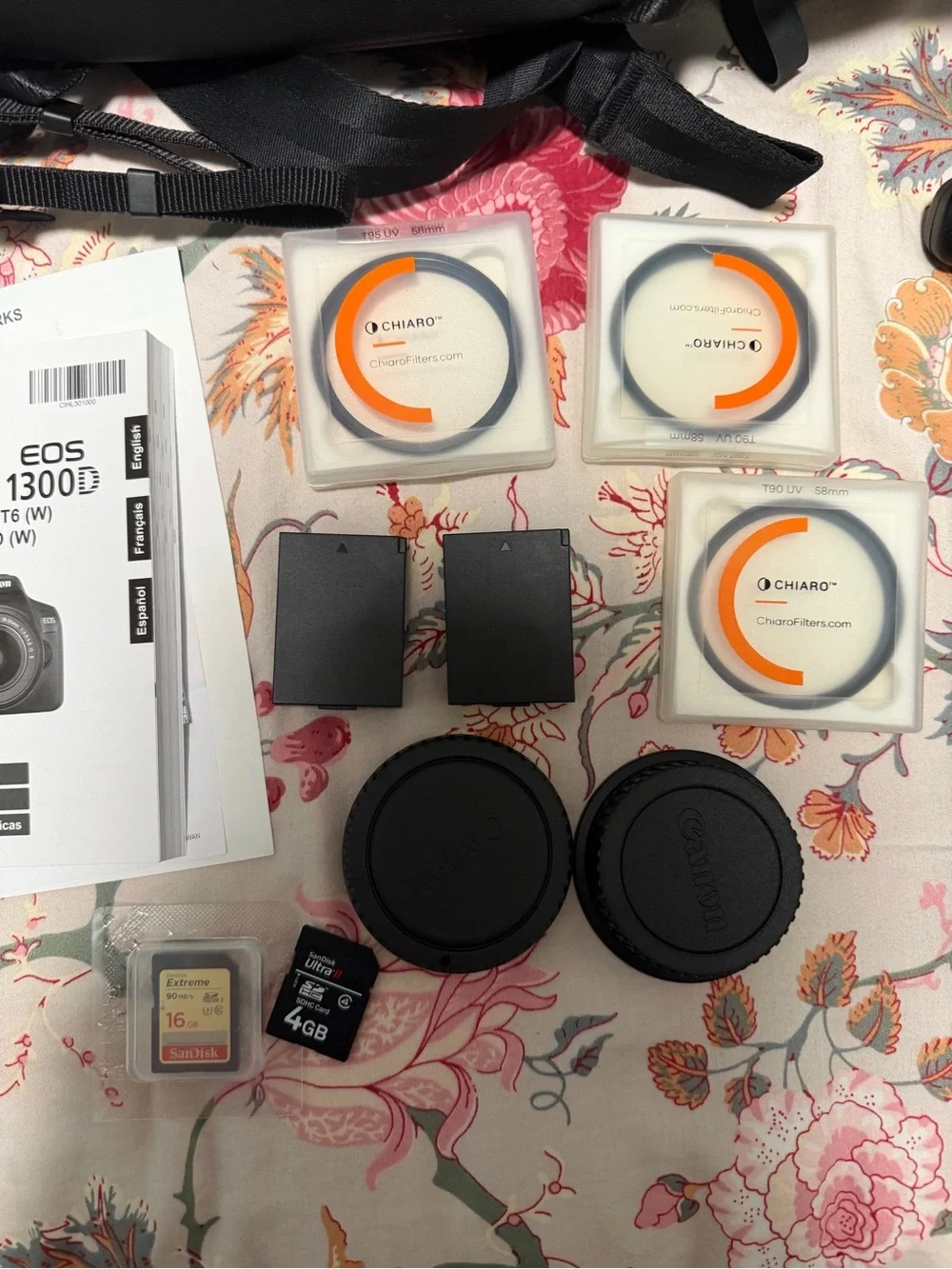 Canon Camera with Bag Kit and several accessories